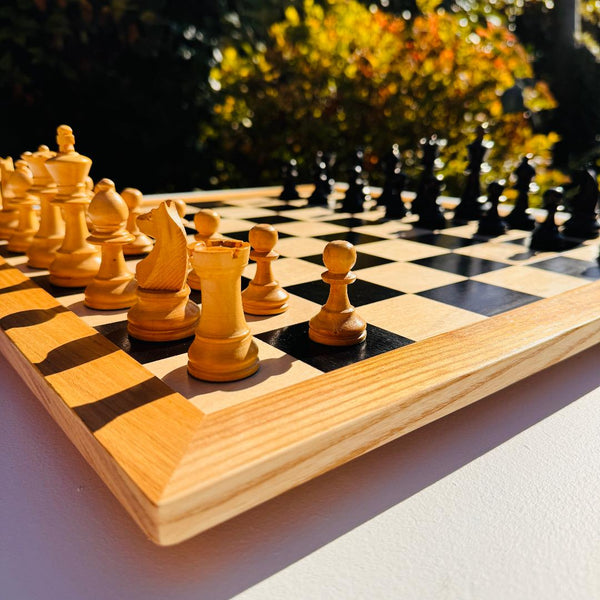 Wooden Chess Set and  Hand Crafted Board.