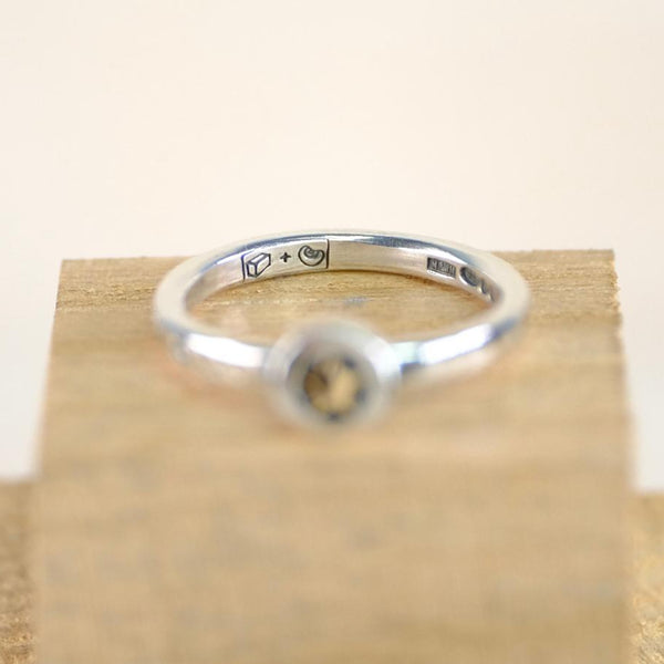 Silver and Gold "Wish Upon a Star" Ring by Nick Hubbard Jewellery.