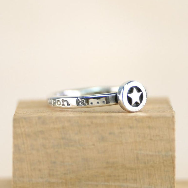Silver and Gold "Wish Upon a Star" Ring by Nick Hubbard Jewellery.