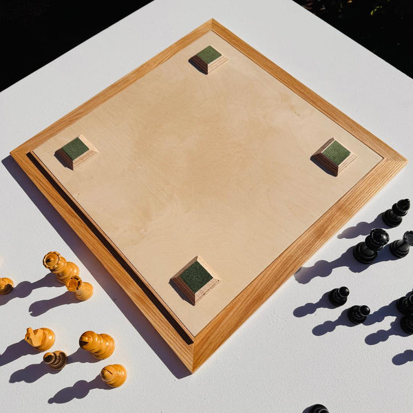 Wooden Chess Set and  Hand Crafted Board.
