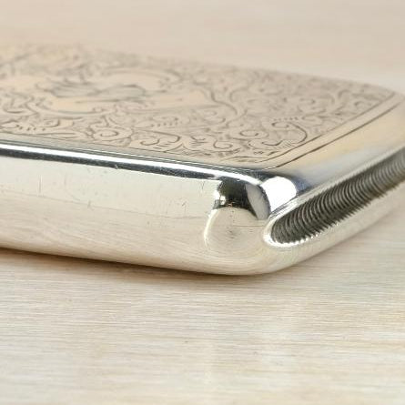 Antique Silver Vesta Case, Hallmarked Birmingham, 1888.