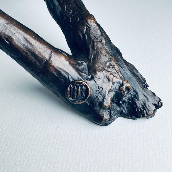Large Limited Edition Bronze Sculpture by Michael Simpson "Clear Moon".