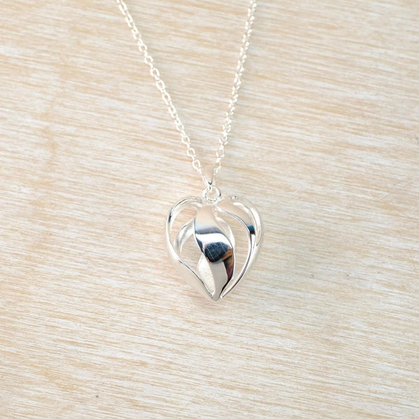 Sterling Silver Heart Pendant by JB Designs.