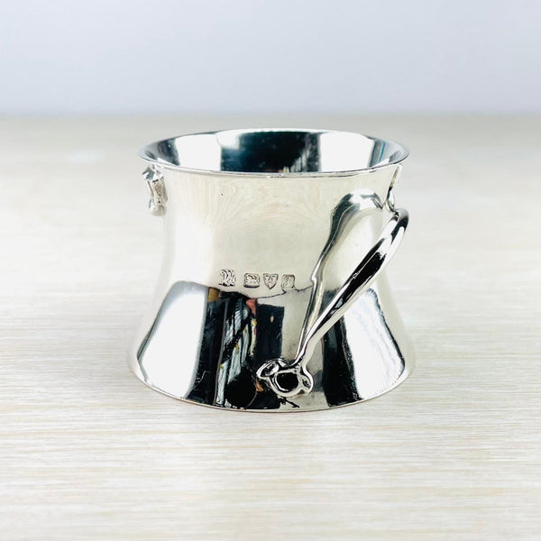 Boxed Single Antique Silver Napkin Ring, Hallmarked Chester, 1906