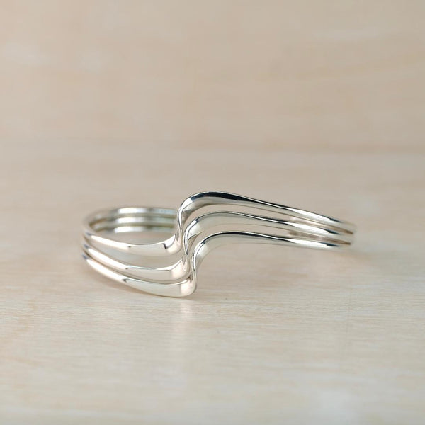 Vintage Hallmarked Sterling Silver Cuff Bangle.