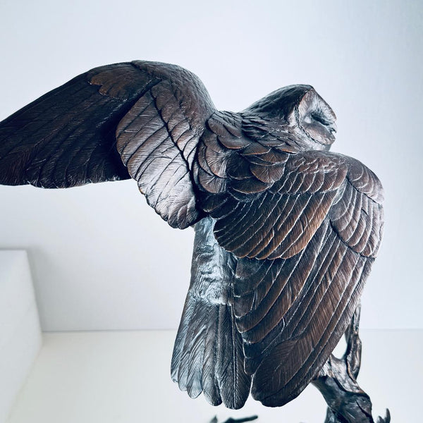 Large Limited Edition Bronze Sculpture by Michael Simpson "Clear Moon".