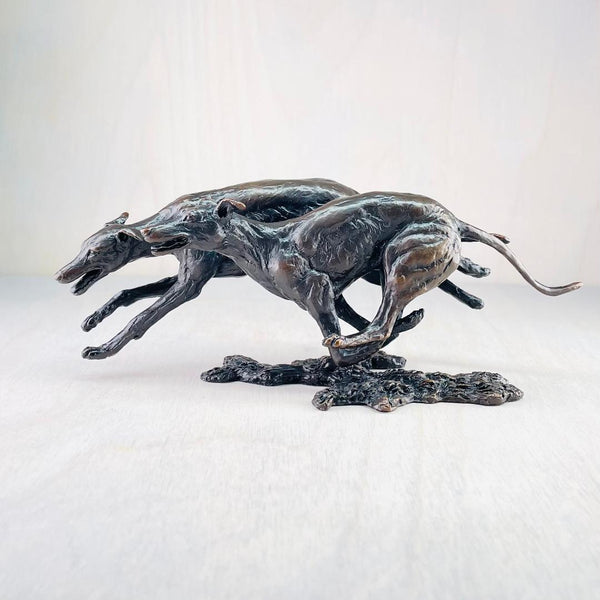 Limited Edition Bronze " Greyhounds" by Keith Sherwin.