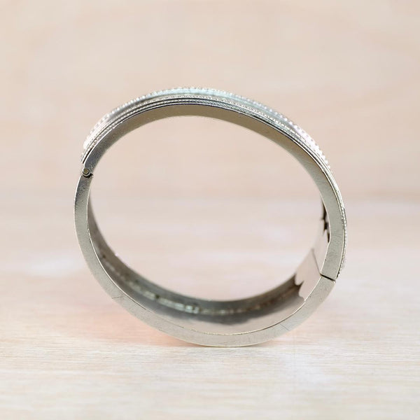 Victorian Engraved Bangle Bracelet.