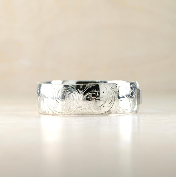 Sterling Silver Bangle Bracelet, Hallmarked in Birmingham 1966.