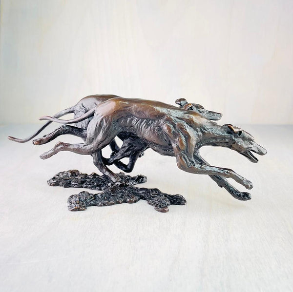 Limited Edition Bronze " Greyhounds" by Keith Sherwin.