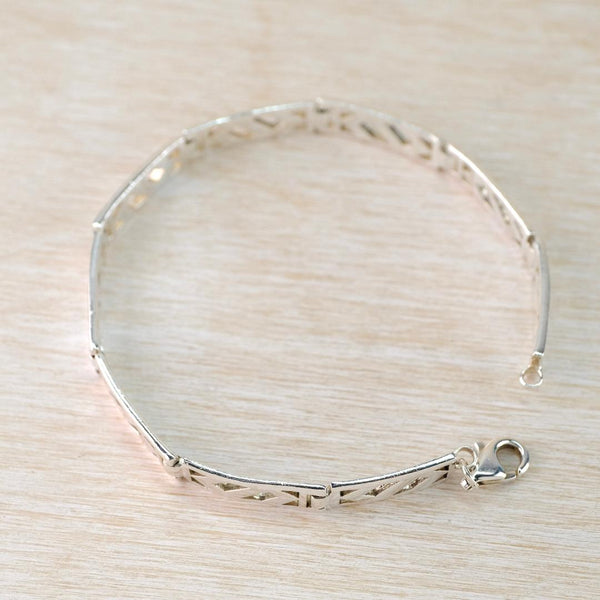 Vintage Silver Link Bracelet.