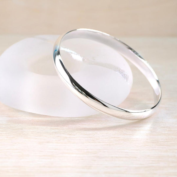 Classic Sterling Silver Bangle Bracelet.