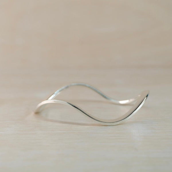 Vintage Hallmarked Sterling Silver Bangle Bracelet.