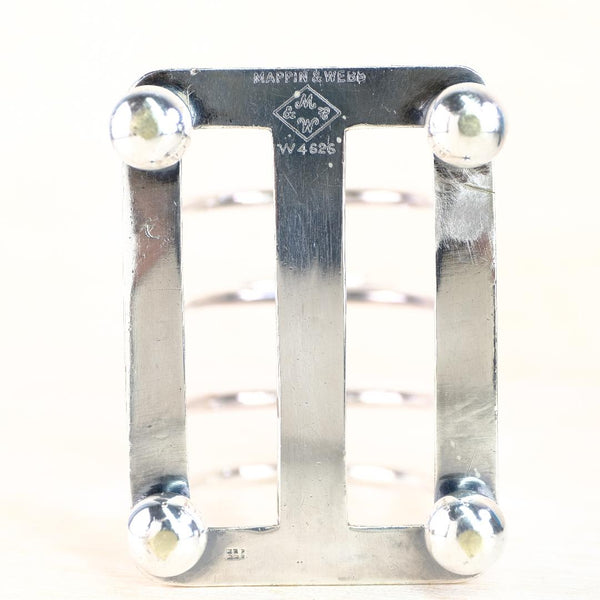 Vintage Mappin & Webb Silver-Plated Toast Rack.
