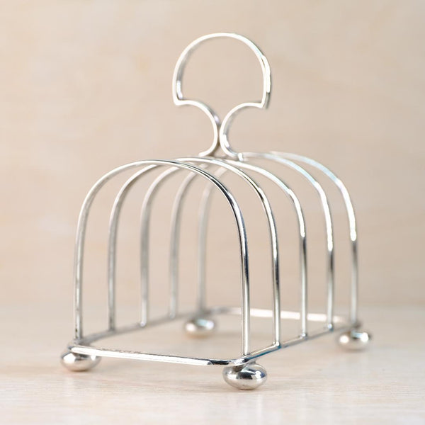 Antique Sterling Silver Toast Rack, Hallmarked Birmingham, 1912.