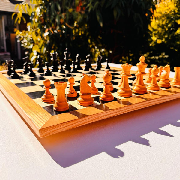 Wooden Chess Set and  Hand Crafted Board.