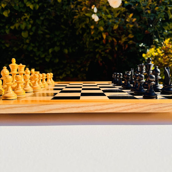 Wooden Chess Set and  Hand Crafted Board.