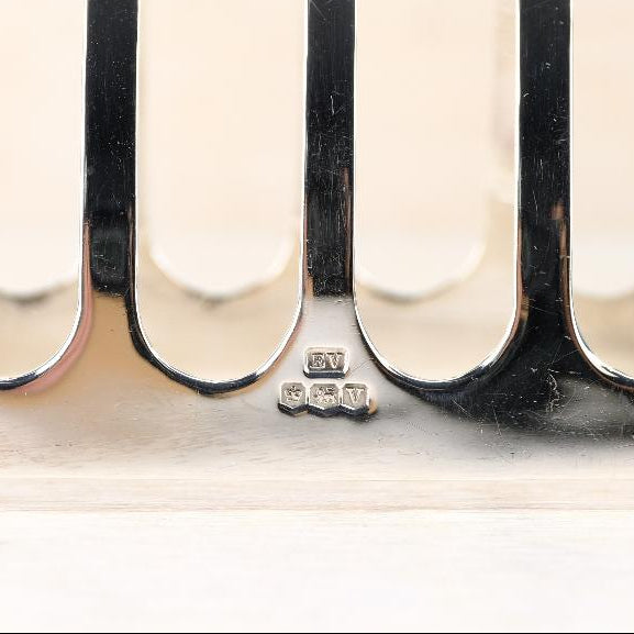 Vintage Sterling Silver Toast Rack, Hallmarked Sheffield 1938.