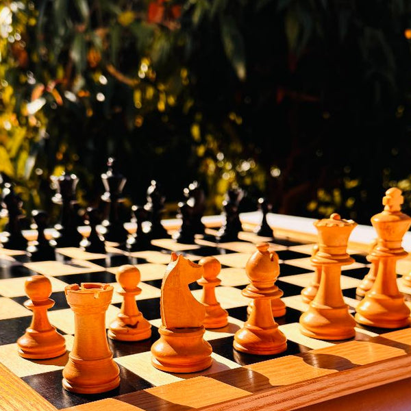 Wooden Chess Set and  Hand Crafted Board.