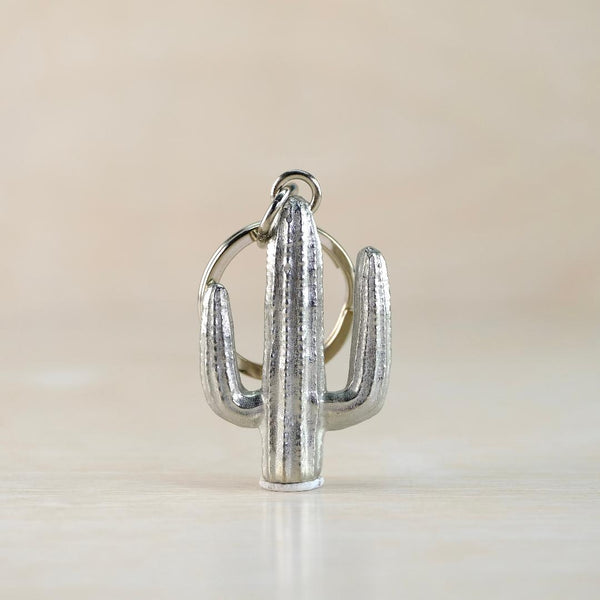 Pewter Cactus Key Ring.