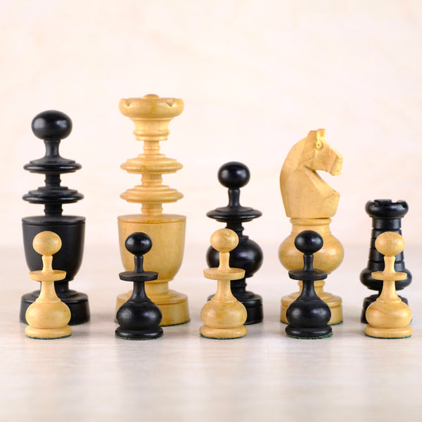 Wooden St George's Chess Set and  Hand Crafted Board.