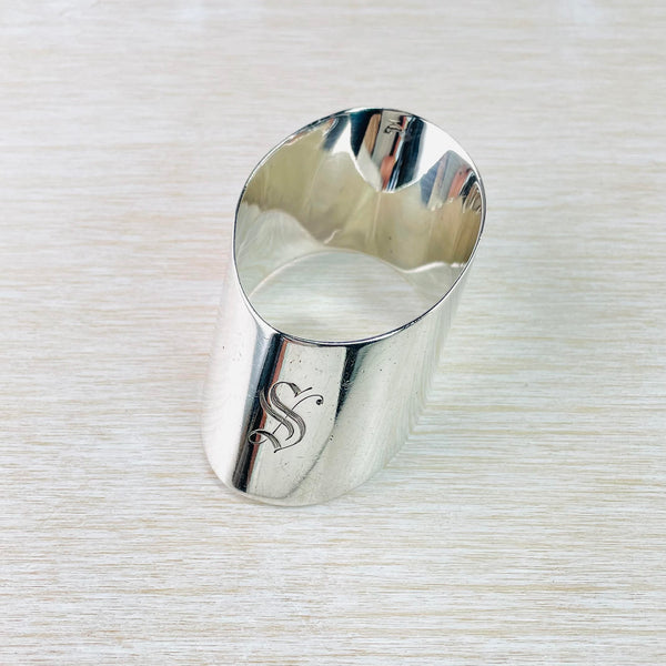 Single Antique Silver Napkin Ring, Hallmarked Sheffield, 1897