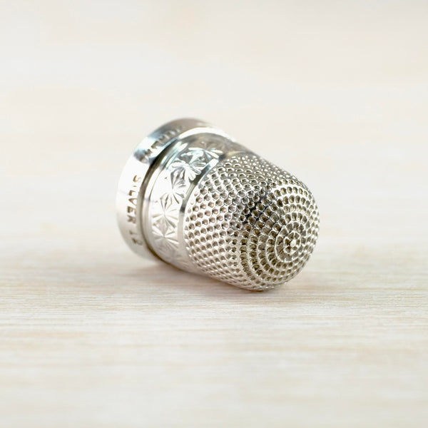 Vintage Child's Silver Thimble By Henry Griffith and Sons, Birmingham.