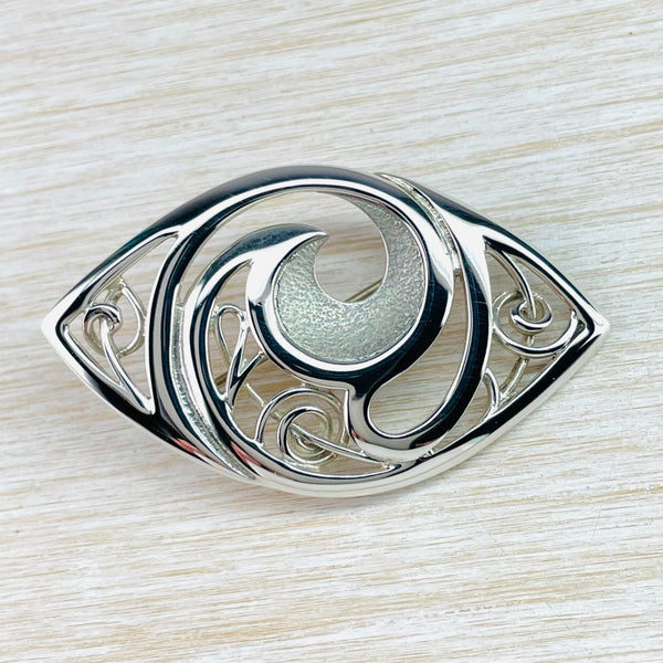 Sterling Silver Orkney 'Evie' Brooch by Ola Gorie.