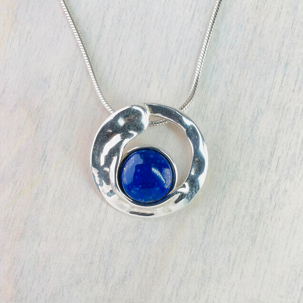 Vintage Sterling Silver Box Necklace and Lapis Lazuli Stone - Etsy UK |  Heart shape pendant, Necklace box, Vintage sterling silver
