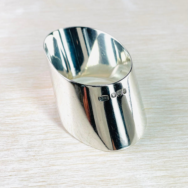 Single Antique Silver Napkin Ring, Hallmarked Sheffield, 1897