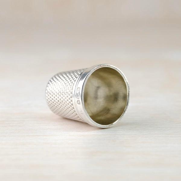 Antique Silver Thimble Hallmarked Birmingham, 1906.