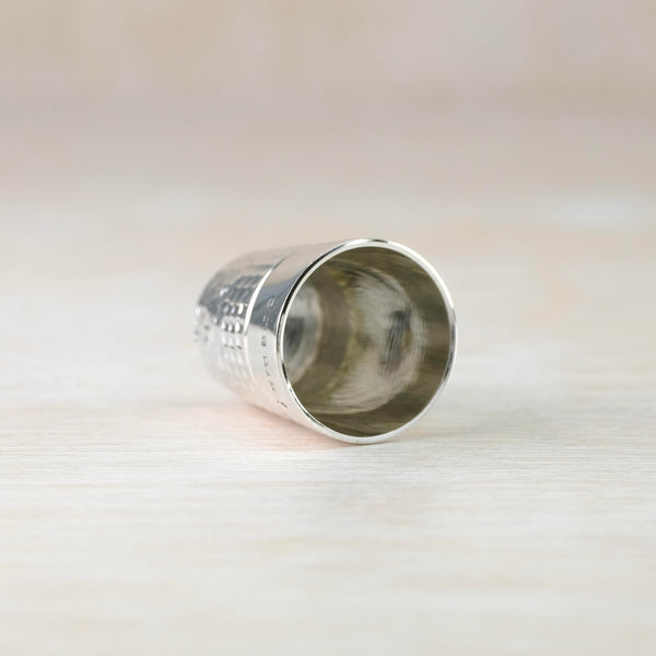 Vintage Silver Thimble Hallmarked Birmingham, 1978