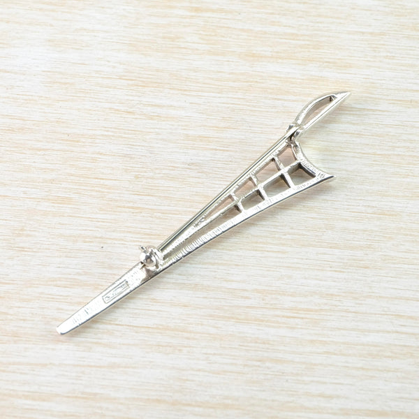 Vintage Sterling Silver Charles Rennnie Mackintosh Inspired Brooch.