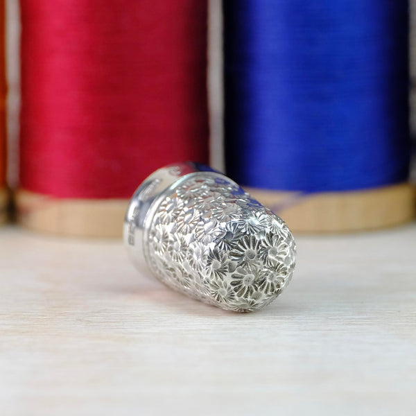Vintage Silver Thimble Hallmarked Birmingham, 1963