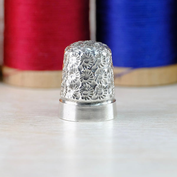 Vintage Silver Thimble Hallmarked Birmingham, 1963