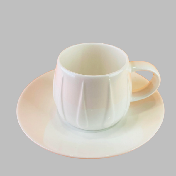 'Tulip' Bone China Jewel Espresso Cup and Saucer.