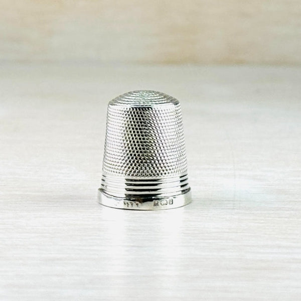 Vintage Silver Thimble Hallmarked Birmingham, 1977
