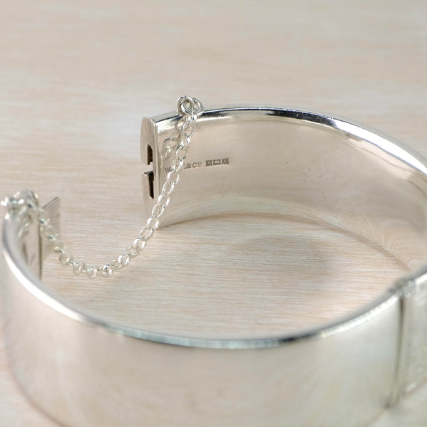Vintage Sterling Silver Bangle Bracelet, Hallmarked Birmingham, 1959
