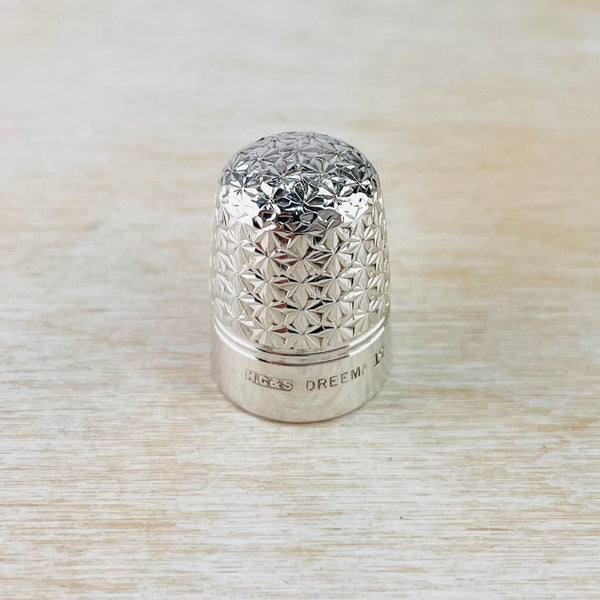 Vintage Silver Dreema Thimble Made in Birmingham