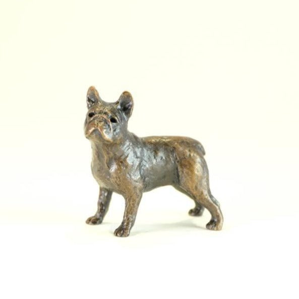 Bronze 'French Bulldog' Miniature Sculpture.