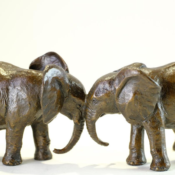 Bronze 'Best Friends Elephants' by Michael Simpson.