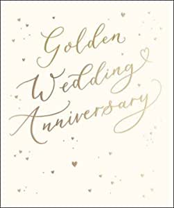 Golden Wedding Anniversary Card