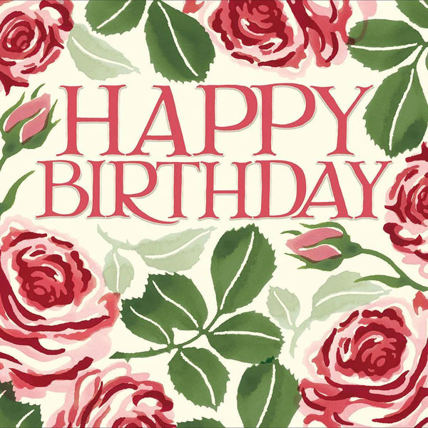 Emma Bridgewater 'Happy Birthday' Roses Card.