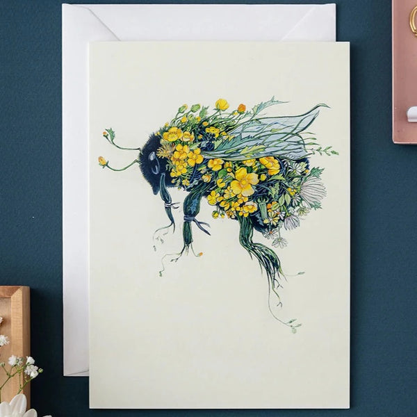 'Bumblebee' Blank Greetings Card.