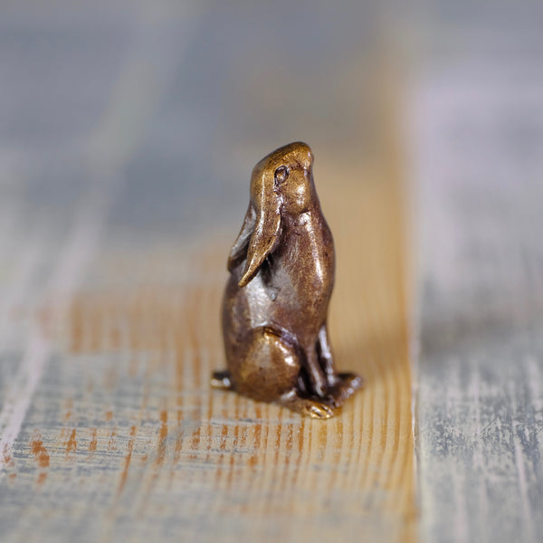 'Moongazing Hare' Miniature Bronze.