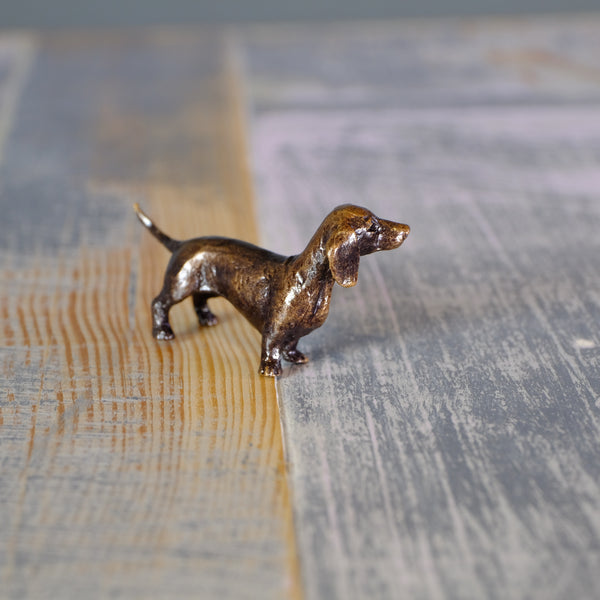 Bronze 'Dachshund' Miniature Sculpture.