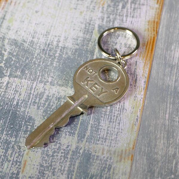 Pewter 'Key' Key Ring.