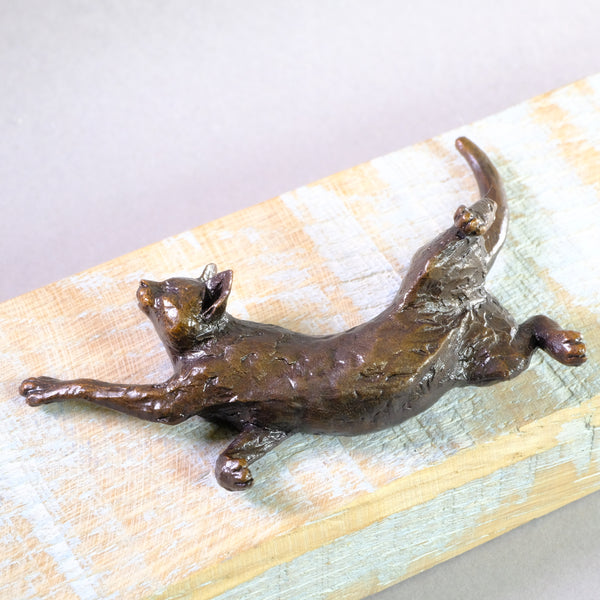 Bronze 'Small Cat Dozing'  by Michael Simpson