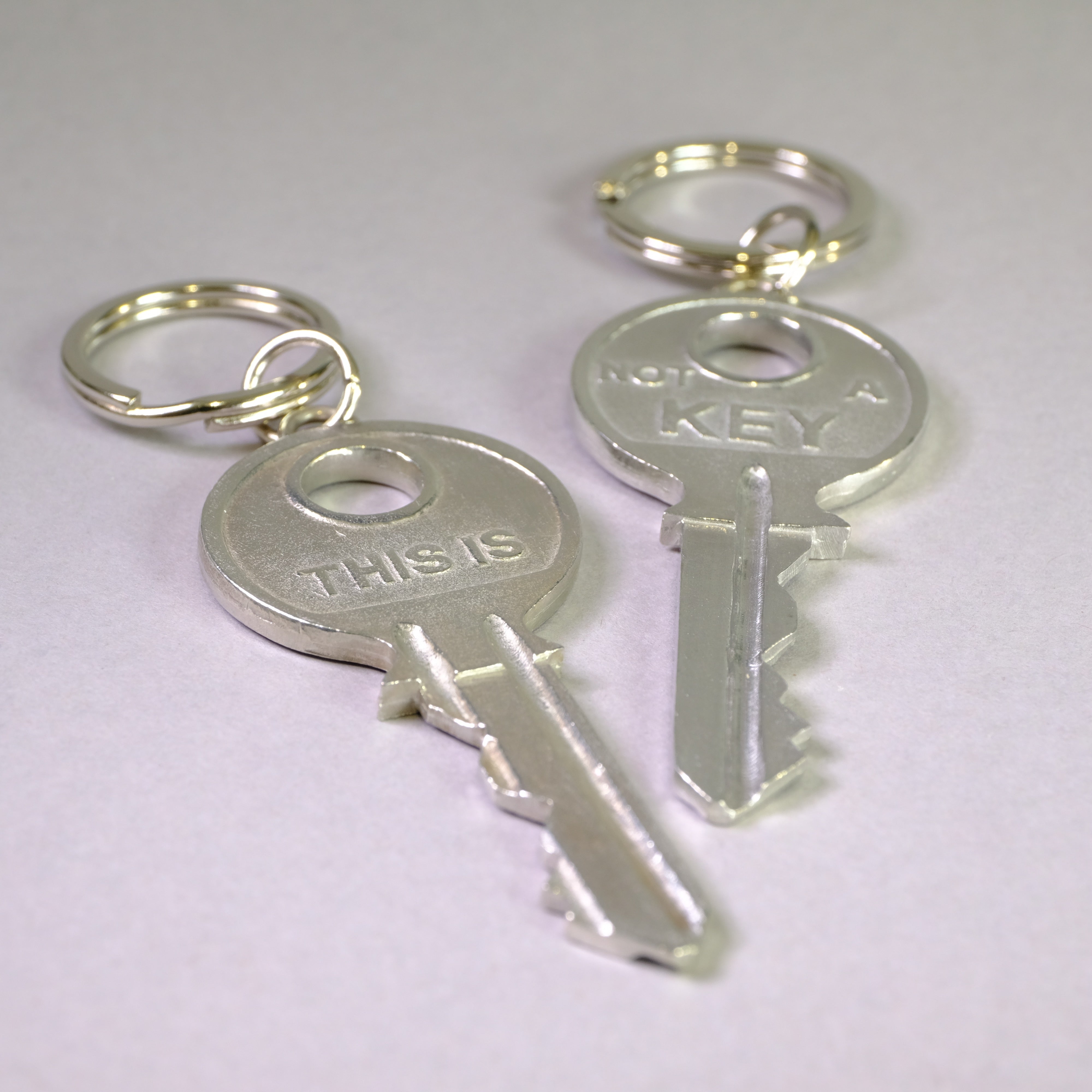 Pewter 'Key' Key Ring. – Smithsonia