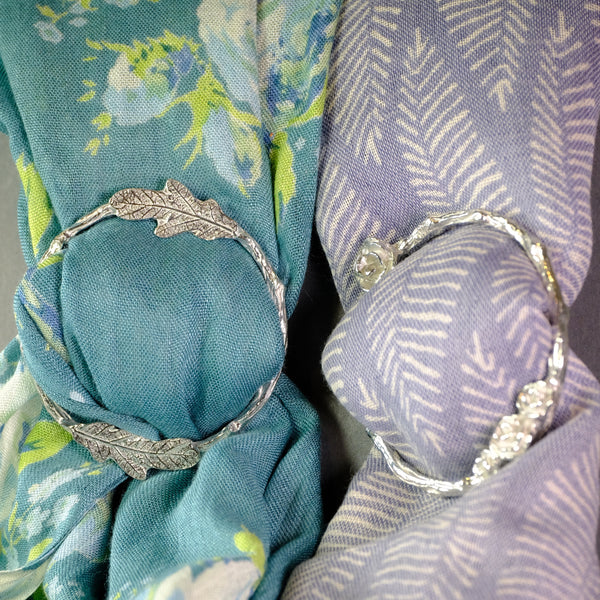 Pewter Scarf Ring - Fox Design.